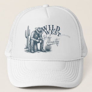 Casquette Far West Haute Anxiété Création Western Drôle