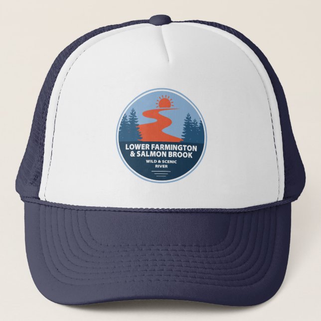 Casquette Farmington & Saumon Brook Wild & Pittoresque River (Devant)