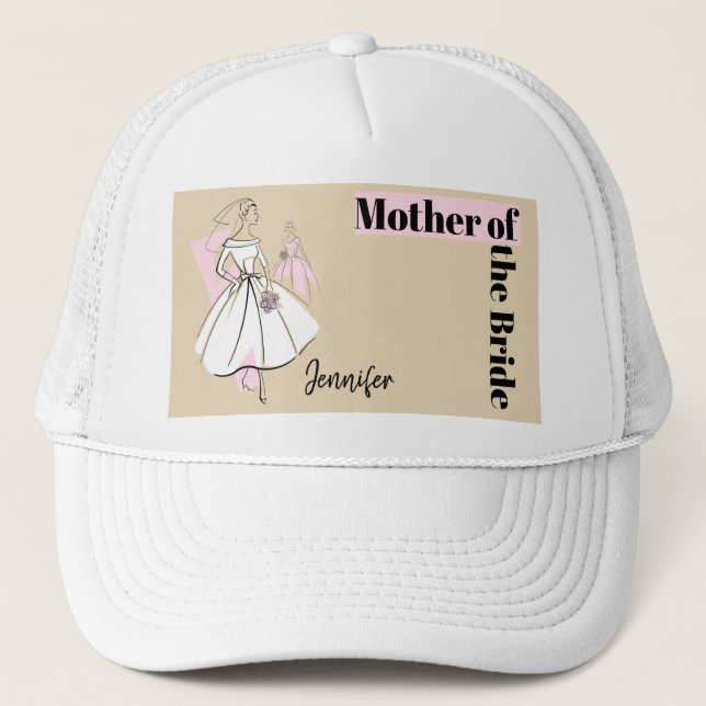 Casquette Fashion Bride Neutral Group Mère de la Mariée (Devant)