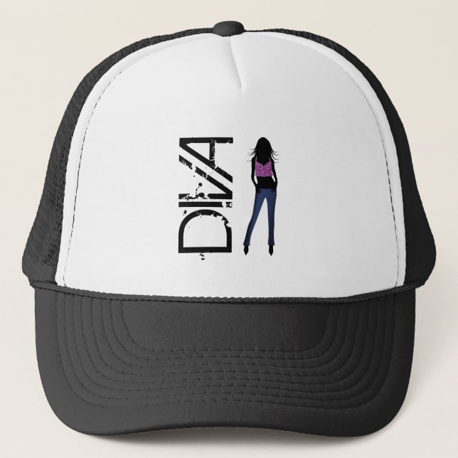 Casquette Fashion Girls Poing Modèle Diva Blue Jeans Casquet (Devant)
