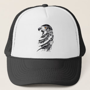 Casquette Faucon Wild Animal Nature Illustration Art tatouag