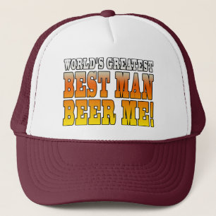 Casquette Faveurs de noces : Plus grand meilleur homme des