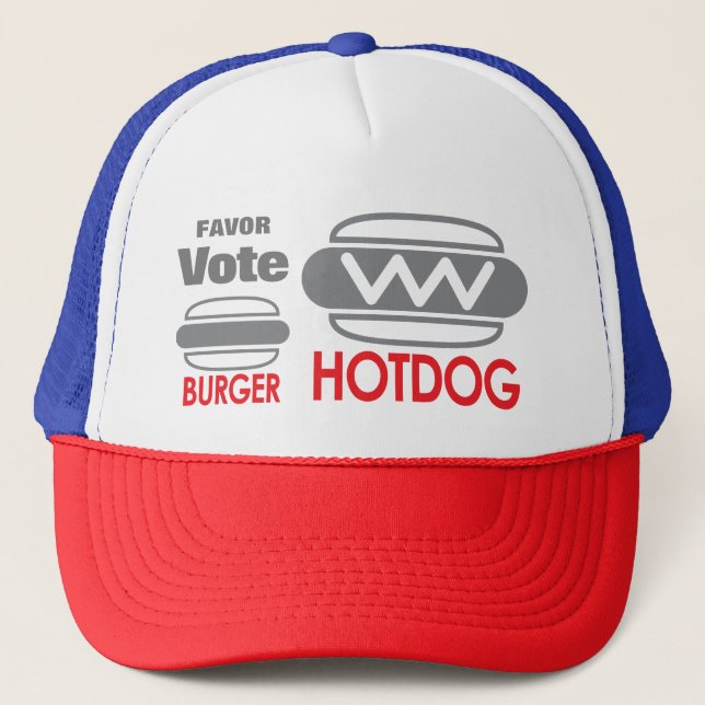 Casquette Favor Vote supporting Hotdog (Devant)