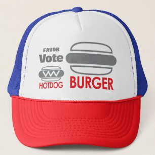 Casquette Favoriser le vote en faveur de Burger