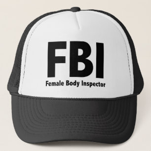 Casquette FBI M. Funny Rude Humour