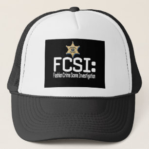 Casquette FCSI : Enquête de scène du crime de mode
