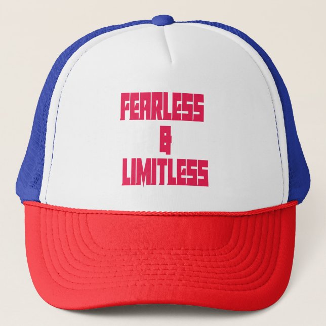 Casquette Fearless & Limitless  (Devant)