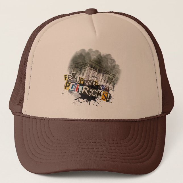 Casquette "Fed avec des politricks de DEM ! " (Devant)