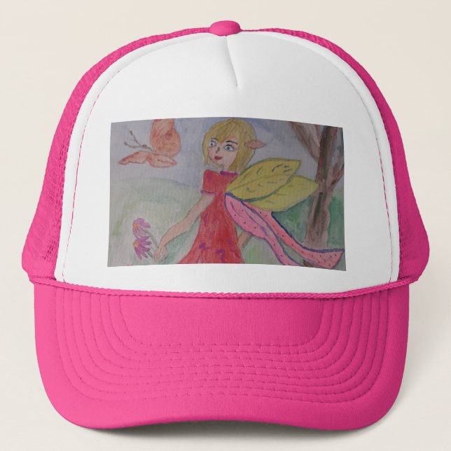 Casquette Fée papillon (Devant)