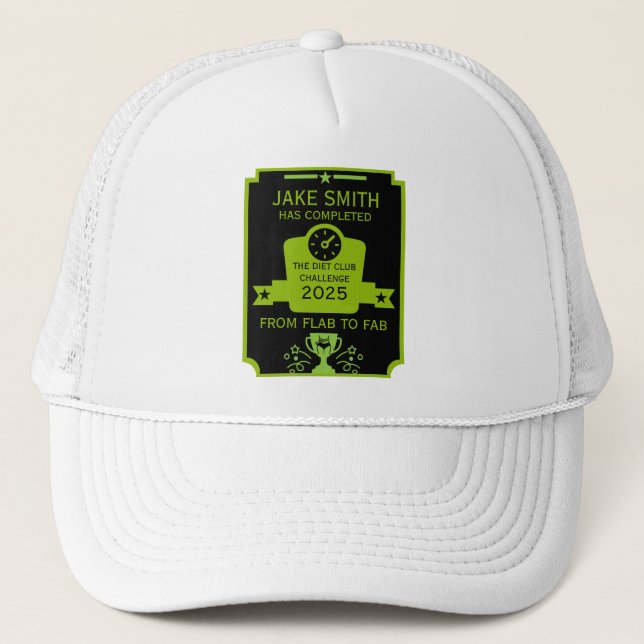 Casquette Félicitations pour perte de poids (Devant)
