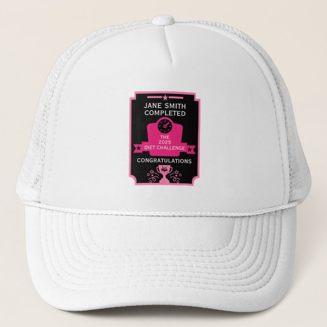 Casquette Félicitations pour perte de poids (Devant)