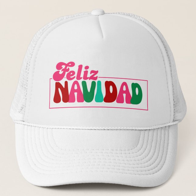 Casquette Feliz Navidad - Fun coloré (Devant)