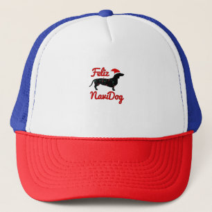 Casquette Feliz Navidog Dachshund Noël