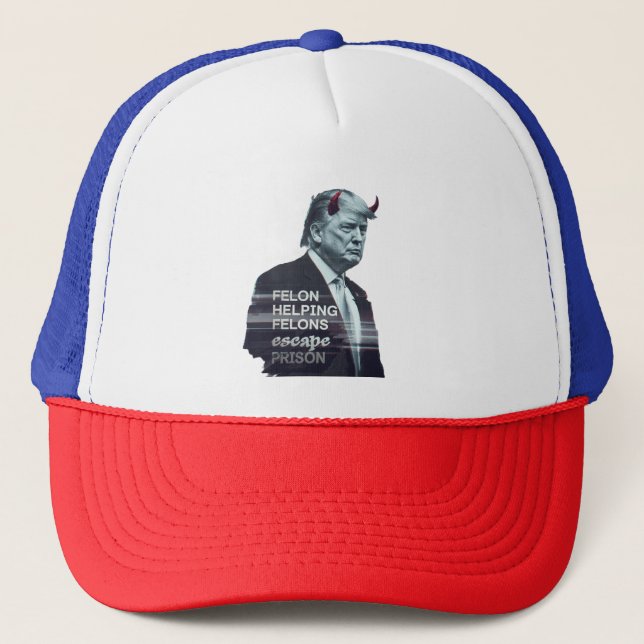 Casquette Felon aide les Felons à échapper à la prison Mal T (Devant)