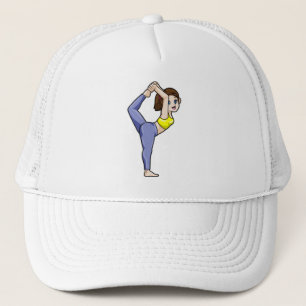 Casquette Femme au Yoga Stretching exercices Legs