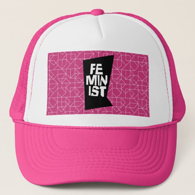 Casquette Femme égale imitation de fille féminine féministe (Devant)