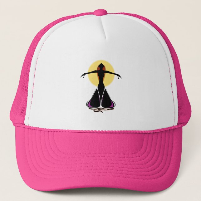 Casquette Femme en fleurs (Devant)