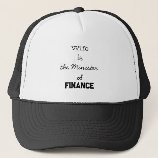 Casquette Femme est le ministre des Finances mot drôle