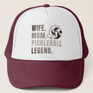 Casquette Femme Maman Pickleball Legend - Vintage Drôle Femm