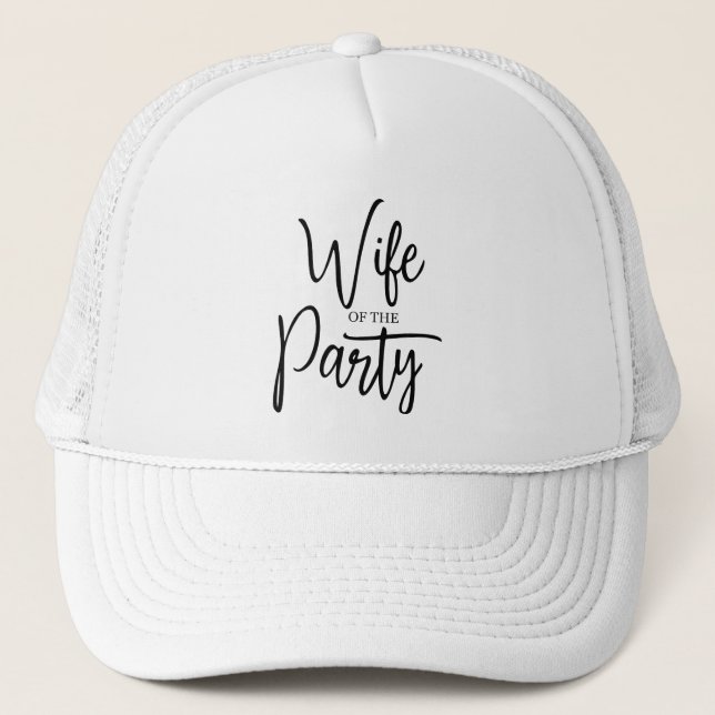 Casquette Femme moderne de la fête Bachelorette Mariée (Devant)