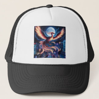 Casquette Fênix flamejante boné