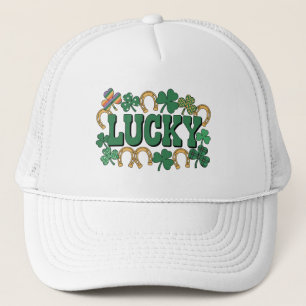 Casquette Fer à cheval porte-bonheur et trèfles