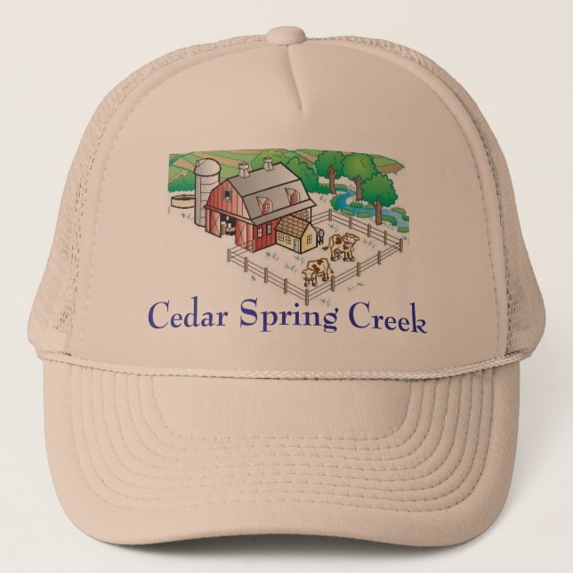 Casquette ferme, crique de ressort de cèdre (Devant)