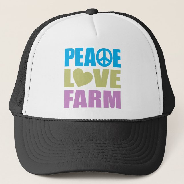 Casquette Ferme d'amour de paix (Devant)