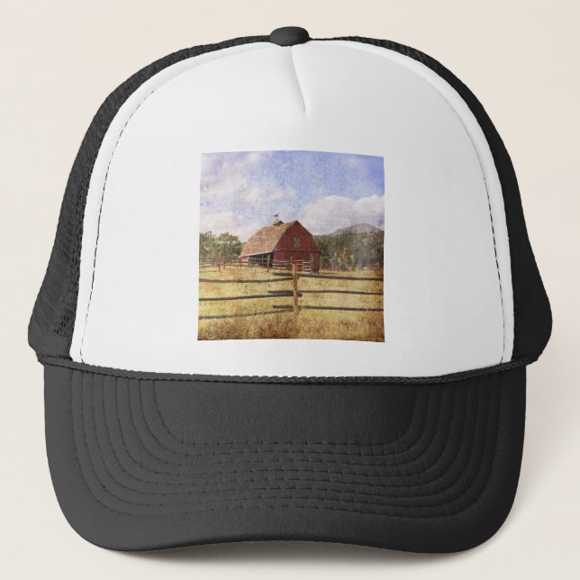 Casquette Ferme rustique de campagne de l'Ouest Primitive Gr (Devant)