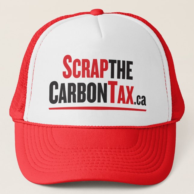 Casquette Ferraillez l'impôt de carbone (Devant)