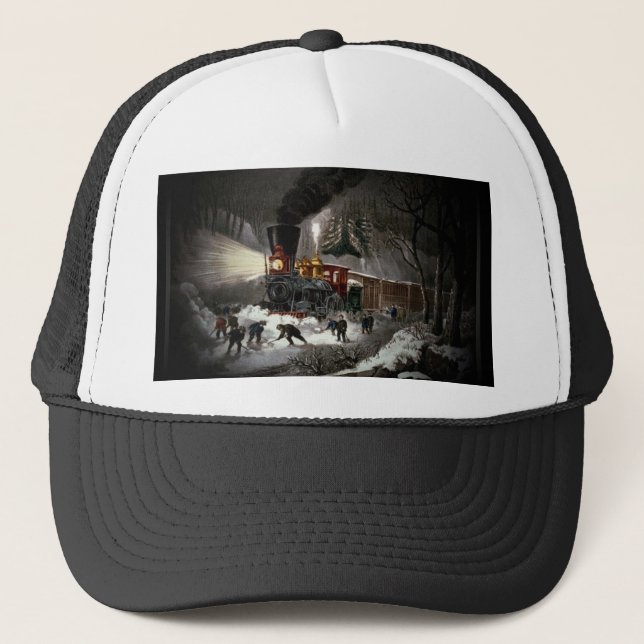 Casquette ferroviaire vintage (Devant)
