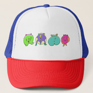 Casquette Fesses de hamster colorées
