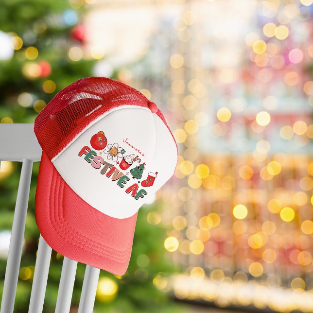 Casquette Festif AF | Chapeau de Noël drôle (Créateur téléchargé)