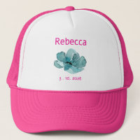 Fête cadeau rose et Turquoise Botanique Favoriser