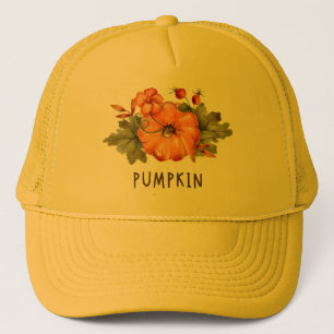 Casquette fête citrouille,