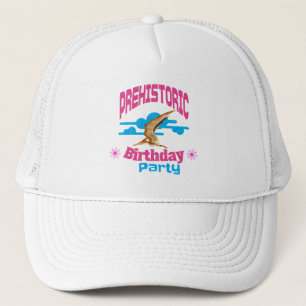 Casquette Fête d'anniversaire préhistorique Pterodactyl Dino