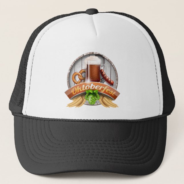 Casquette fête de la bière heureuse (Devant)