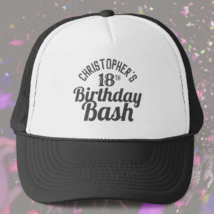 Casquette Fête de l'âge 18e anniversaire