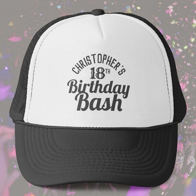 Casquette Fête de l'âge 18e anniversaire (Créateur téléchargé)