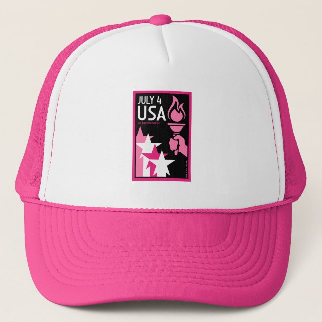 Casquette Fête de l'Indépendance gay (Devant)