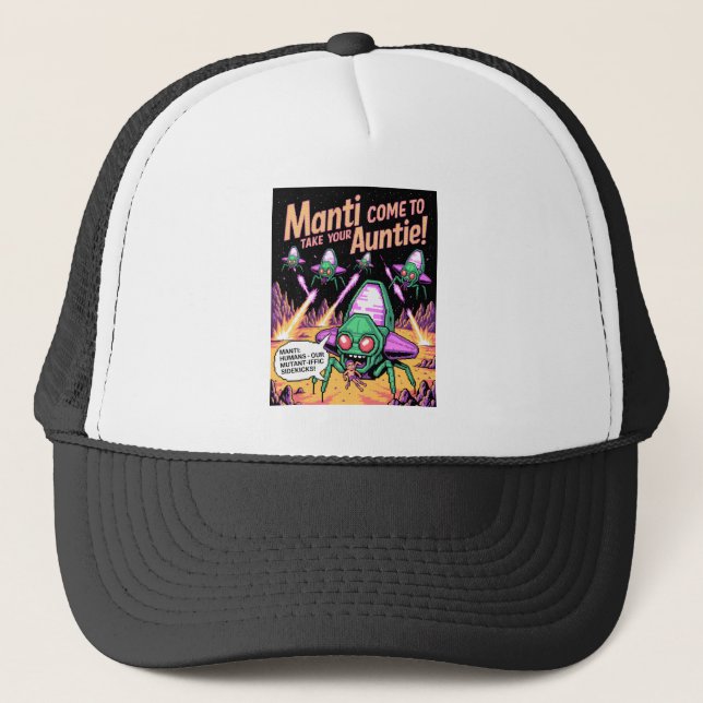 Casquette  Fête d'enlèvement d'aliens de Manti ! Defender Ar (Devant)