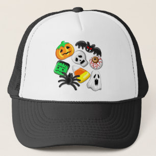 Casquette Fête des Candies Éffrayantes d'Halloween