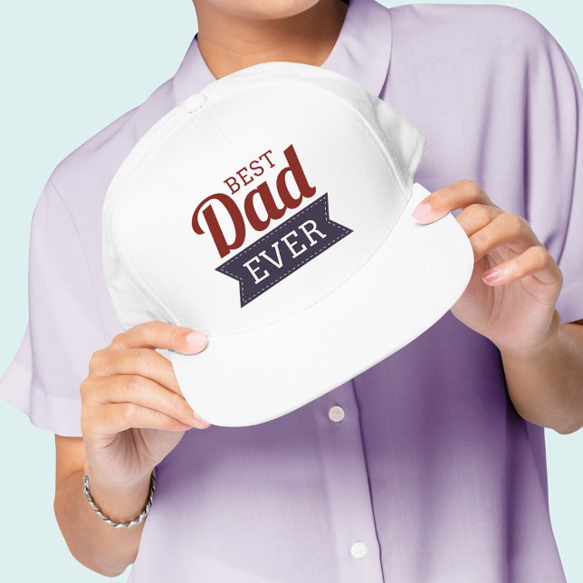 Casquette Fête des pères du meilleur papa rustique (Créateur téléchargé)