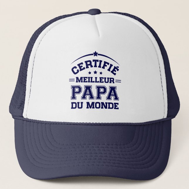 Casquette Fête des Pères - Meilleur Papa du Monde (Devant)