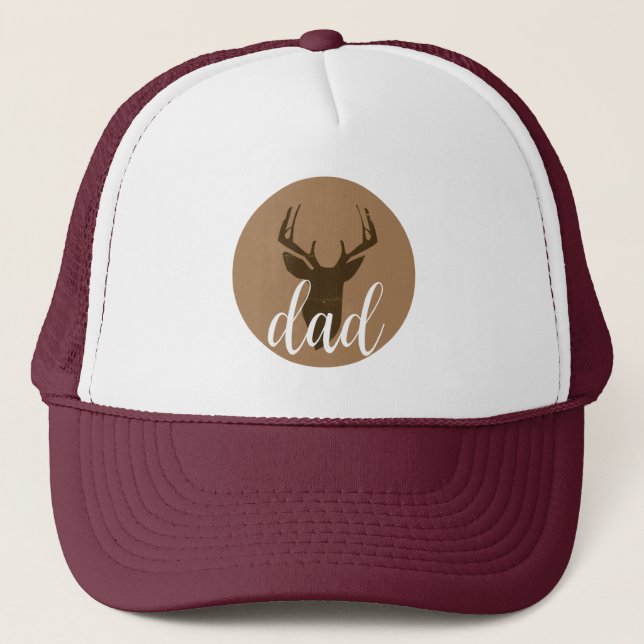 Casquette Fête des Pères Moderne Cerf Papa (Devant)