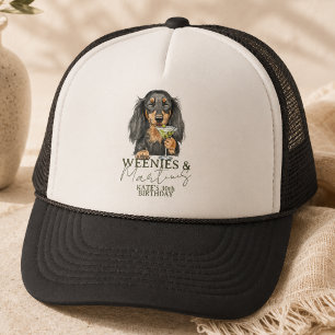 Casquette Fête des saucisses de teckel et des martinis