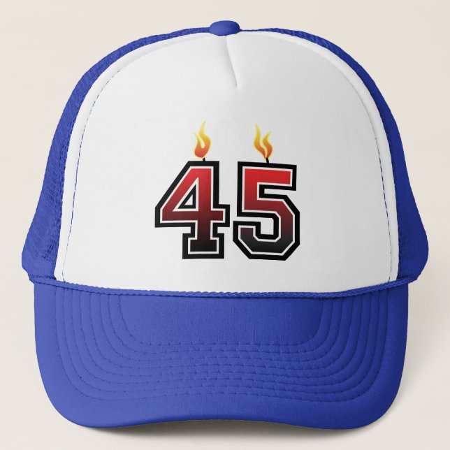 Casquette Fête du 45e anniversaire (Devant)
