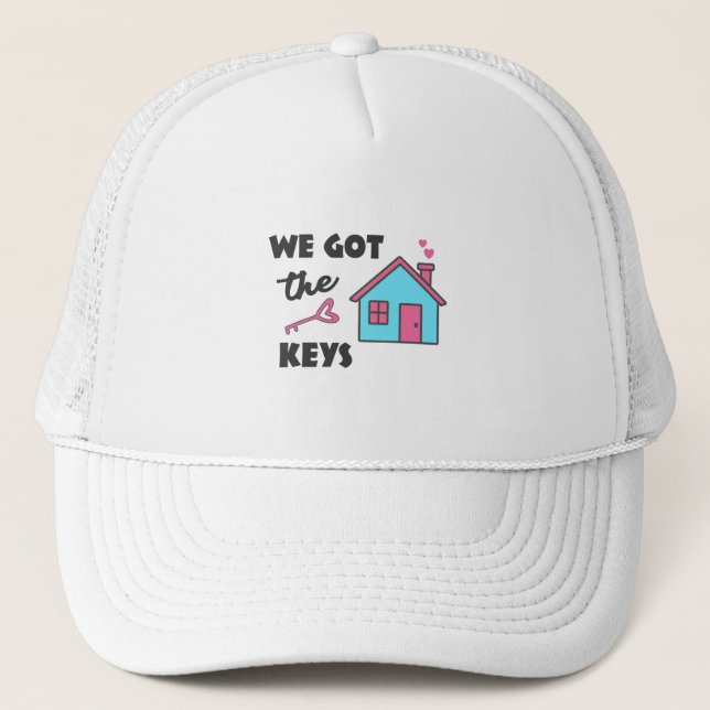 Casquette Fête du réchauffement de la maison Nous avons les  (Devant)