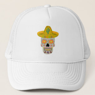 Casquette Fête mexicaine du crâne mort