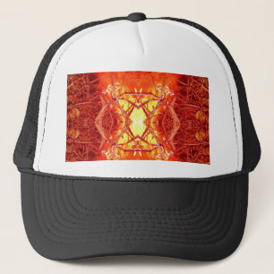 Casquette Feu Abstrait